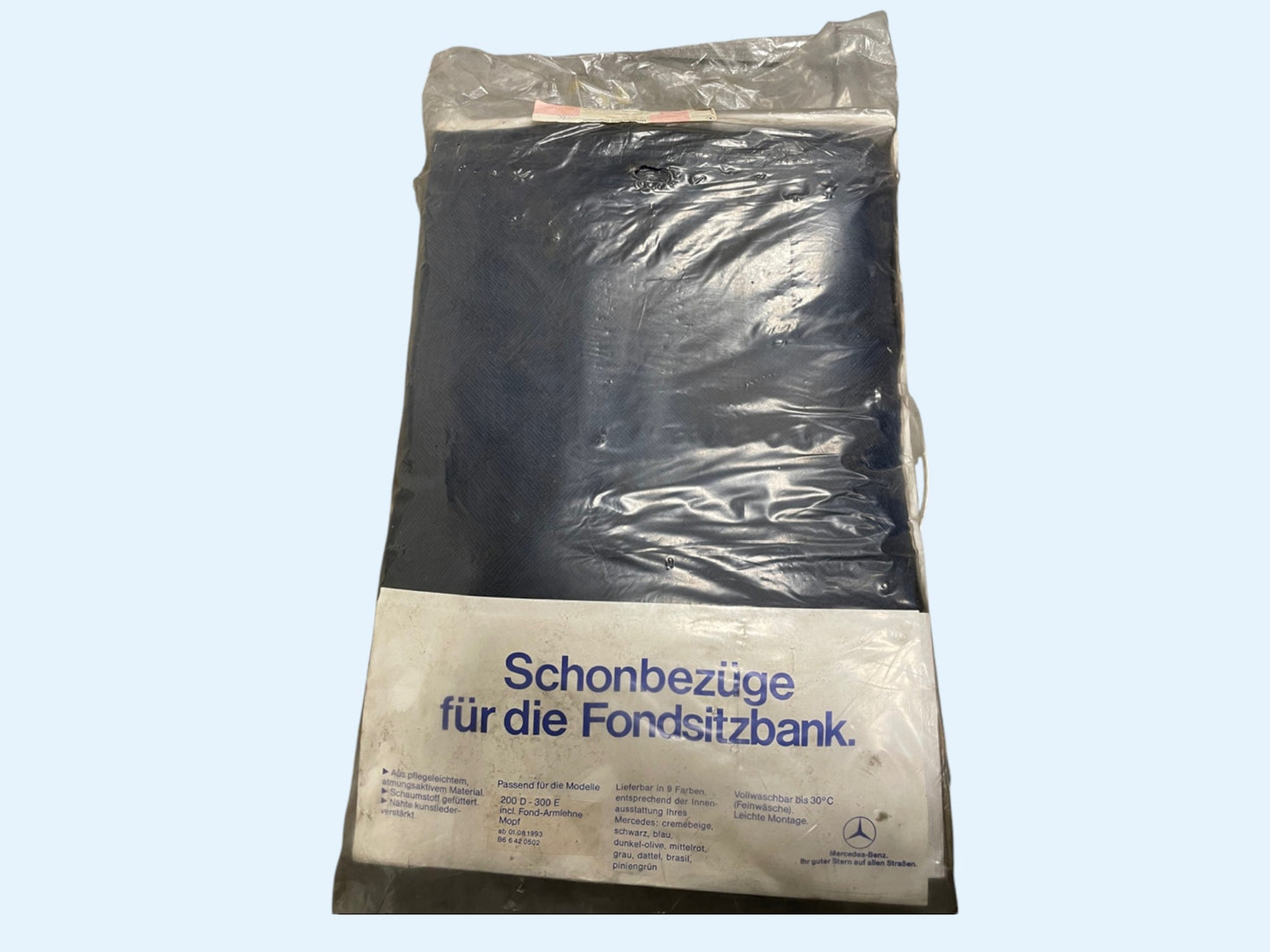 NOS Mercedes-Benz W124 Achterbank Hoes met Armleuning – 200D / 300E (facelift model vanaf 08/1993)