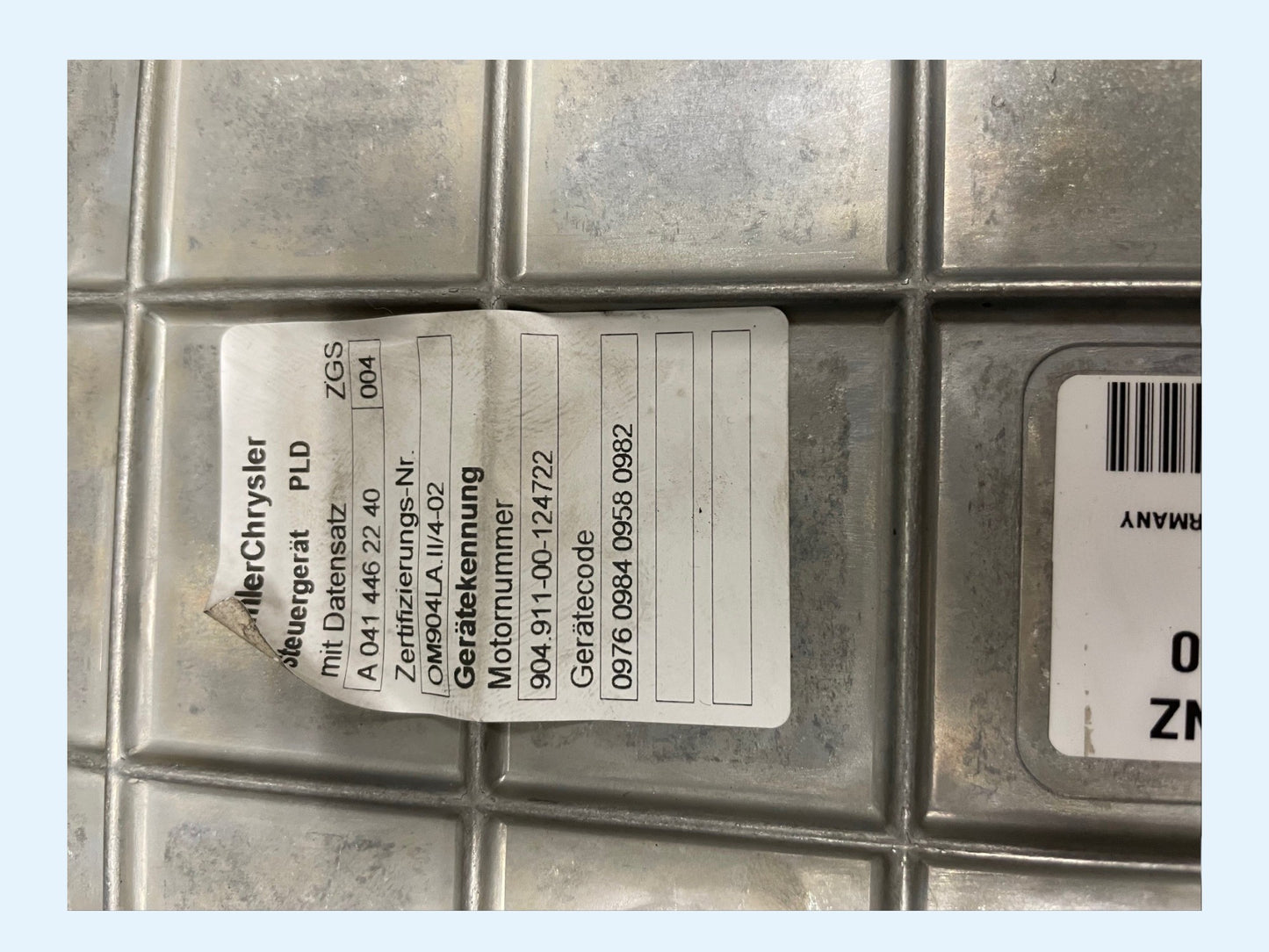 NOS Mercedes Benz TEMIC ECU A0414462240